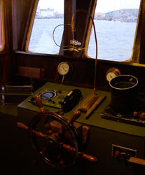 inside pilot house